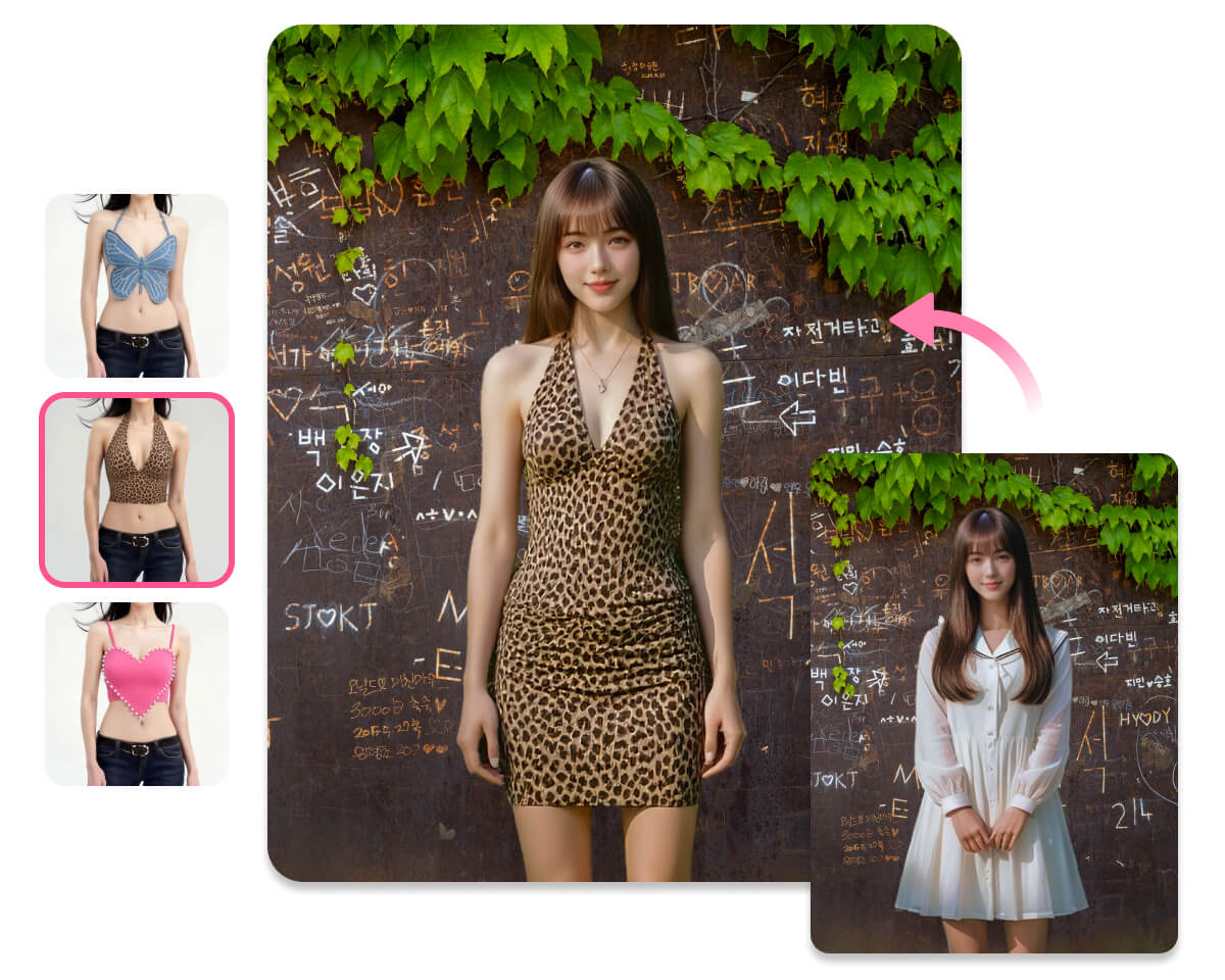 AI Clothes Changer Example